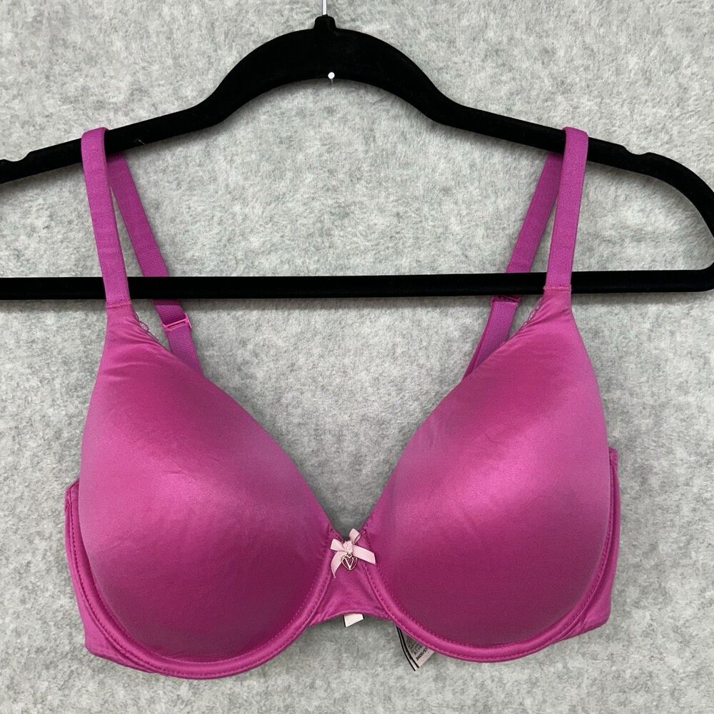 Victoria's Secret Hot Pink Solid 34DD Body By Victoria Full Coverage Bra VS